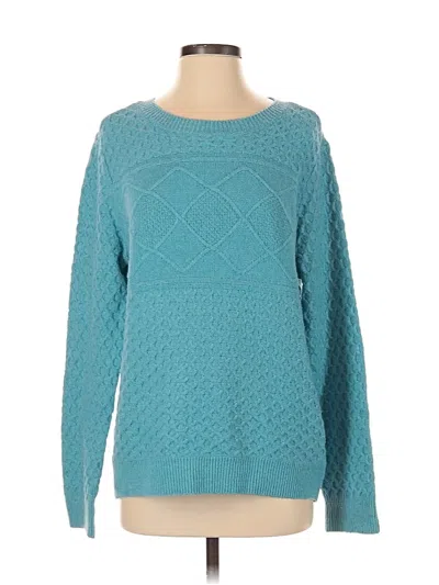 Pre-owned St. John's Bay Pullover Sweater In Teal
