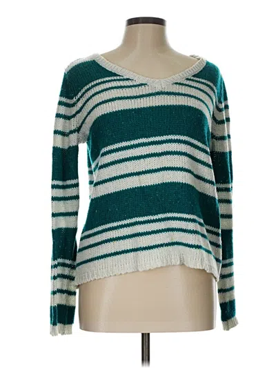 Pre-owned St. John's Bay Pullover Sweater In Teal