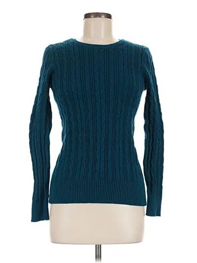 Pre-owned St. John's Bay Pullover Sweater In Teal