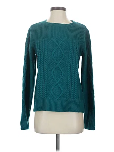 Pre-owned St. John's Bay Pullover Sweater In Teal