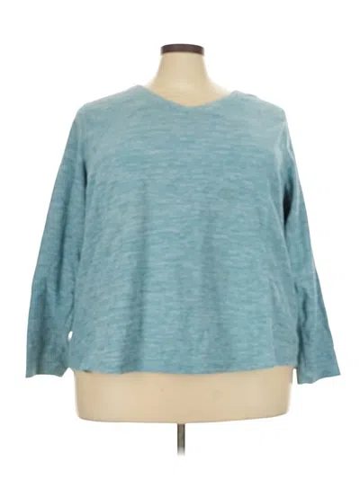 Pre-owned St. John's Bay Pullover Sweater In Teal