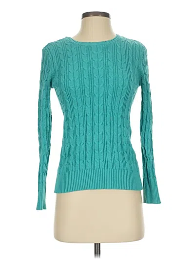 Pre-owned St. John's Bay Pullover Sweater In Teal