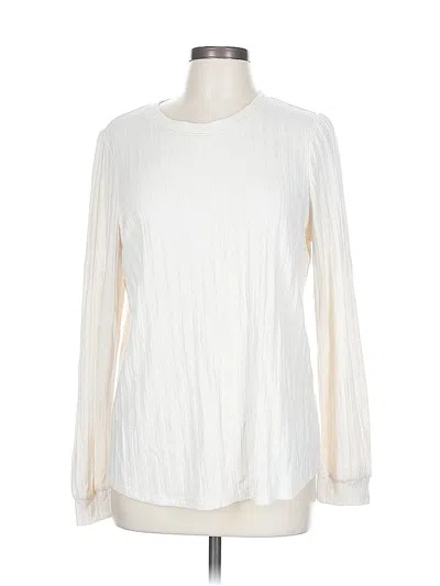 Pre-owned St. John's Bay Pullover Sweater In White