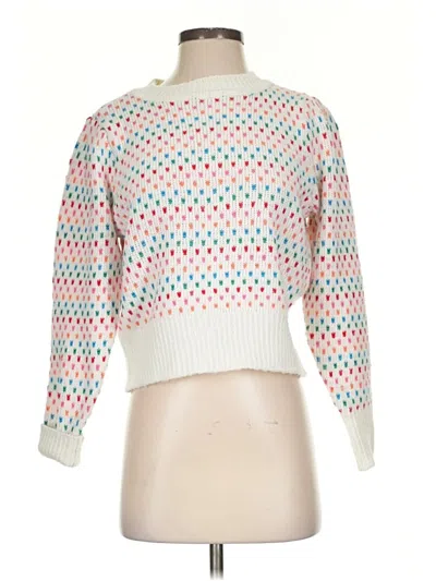 Pre-owned St. John's Bay Pullover Sweater In White