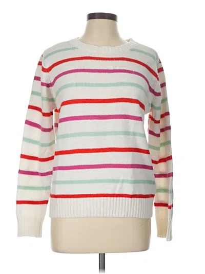Pre-owned St. John's Bay Pullover Sweater In White