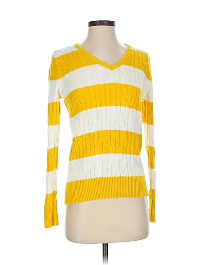 Pre-owned St. John's Bay Pullover Sweater In Yellow