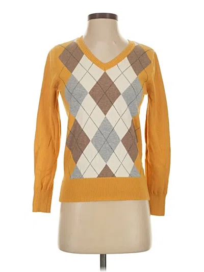 Pre-owned St. John's Bay Pullover Sweater In Yellow