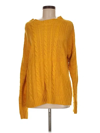 Pre-owned St. John's Bay Pullover Sweater In Yellow