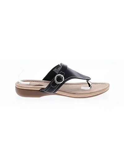 Pre-owned St. John's Bay Sandals In Black