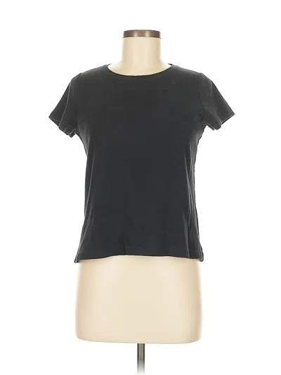 Pre-owned St. John's Bay Short Sleeve T-shirt In Black