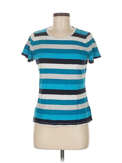 Pre-owned St. John's Bay Short Sleeve T-shirt In Blue