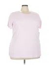 St. John's Bay Short Sleeve T-shirt In Pink