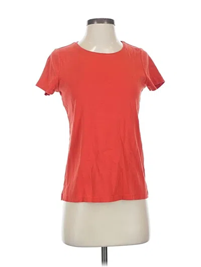 Pre-owned St. John's Bay Short Sleeve T-shirt In Red