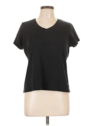 Pre-owned St. John's Bay Short Sleeve T-shirt In Black