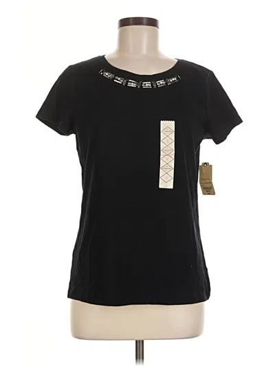 St. John's Bay Short Sleeve T-shirt In Black