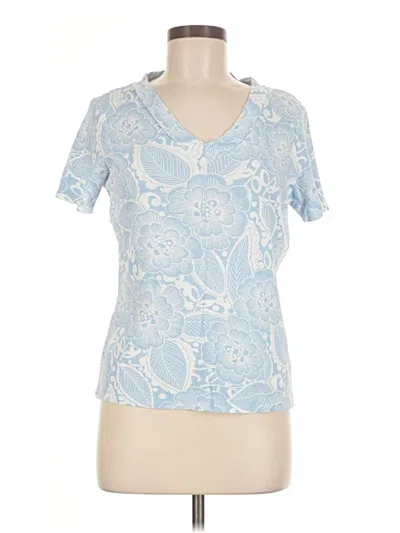 Pre-owned St. John's Bay Short Sleeve T-shirt In Blue