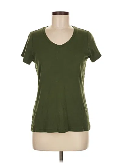 Pre-owned St. John's Bay Short Sleeve T-shirt In Green