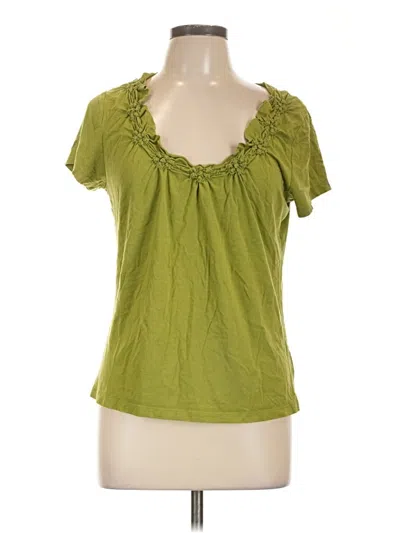 Pre-owned St. John's Bay Short Sleeve T-shirt In Green