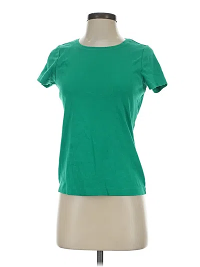 Pre-owned St. John's Bay Short Sleeve T-shirt In Green