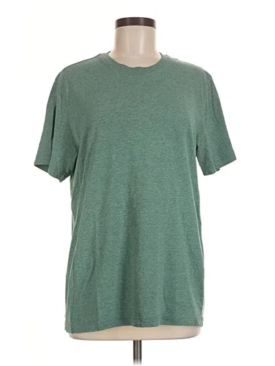 Pre-owned St. John's Bay Short Sleeve T-shirt In Green