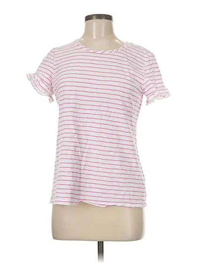 Pre-owned St. John's Bay Short Sleeve T-shirt In Pink