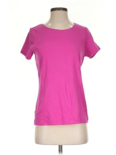 Pre-owned St. John's Bay Short Sleeve T-shirt In Pink