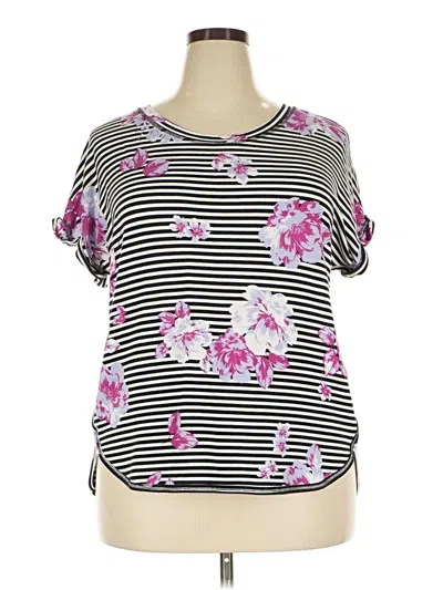Pre-owned St. John's Bay Short Sleeve T-shirt In Pink