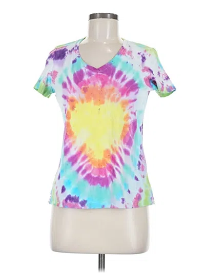 Pre-owned St. John's Bay Short Sleeve T-shirt In Purple
