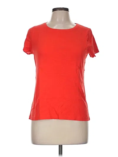 Pre-owned St. John's Bay Short Sleeve T-shirt In Red