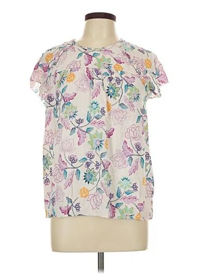 Pre-owned St. John's Bay Short Sleeve T-shirt In White