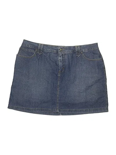 Pre-owned St. John's Bay Skort In Blue