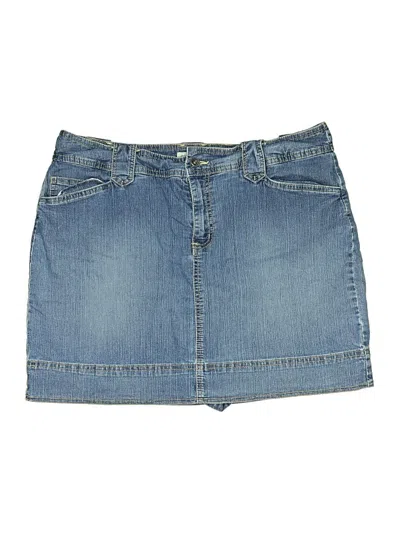 Pre-owned St. John's Bay Skort In Blue