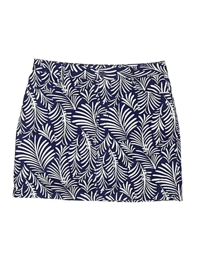 Pre-owned St. John's Bay Skort In Blue
