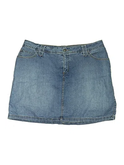 Pre-owned St. John's Bay Skort In Blue