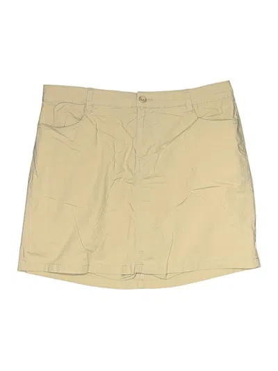 Pre-owned St. John's Bay Skort In Brown