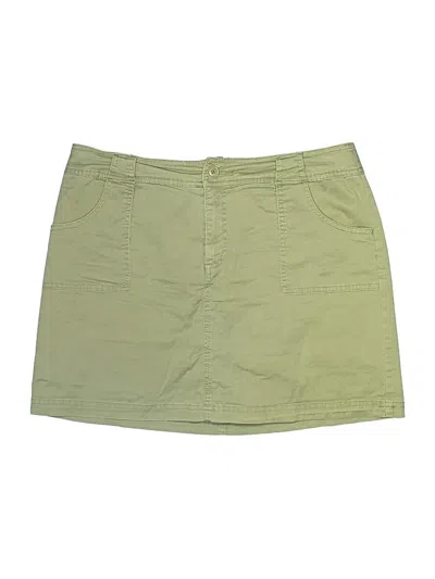Pre-owned St. John's Bay Skort In Green