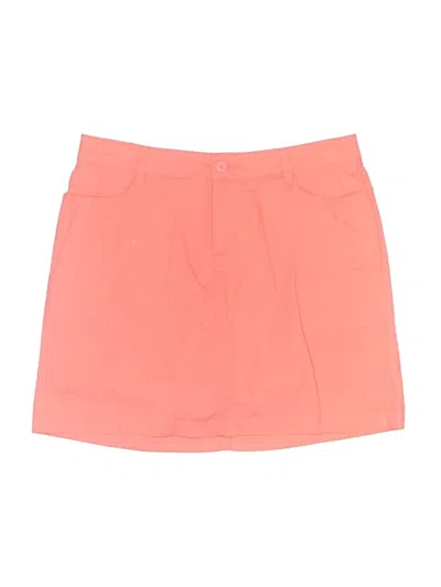 Pre-owned St. John's Bay Skort In Orange