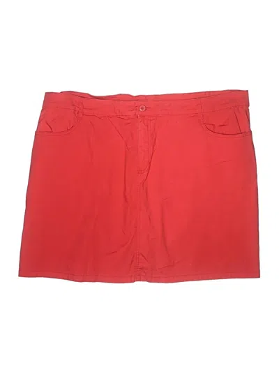 Pre-owned St. John's Bay Skort In Red