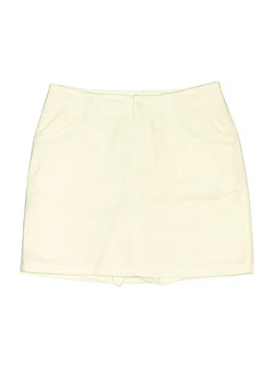 Pre-owned St. John's Bay Skort In Yellow