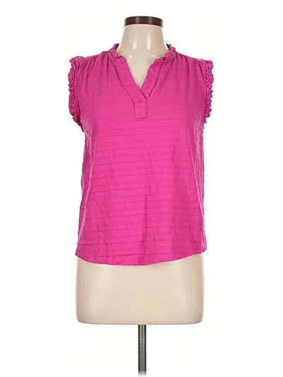 Pre-owned St. John's Bay Sleeveless Blouse In Pink