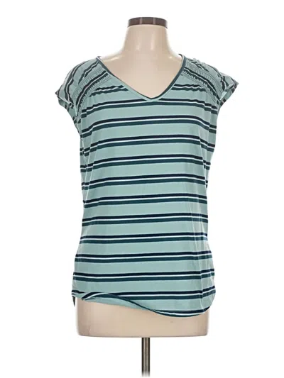 Pre-owned St. John's Bay Sleeveless T-shirt In Blue