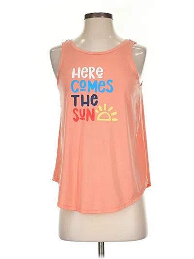 Pre-owned St. John's Bay Sleeveless T-shirt In Orange