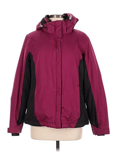 Pre-owned St. John's Bay Snow Jacket In Pink
