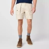 St. John's Bay Canvas Hiking Mens 7" Cargo Short In Neutral