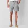 St. John's Bay Chambray Mens 8" Chino Short In Blue
