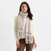 St. John's Bay Chenille Scarf In White