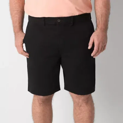 ST. JOHN'S BAY ST. JOHN'S BAY COMFORT WAIST 10" & 11" MENS BIG AND TALL STRETCH FABRIC CHINO SHORT