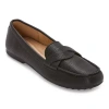 St. John's Bay Comox Womens Moc Closed Toe Loafers In Black