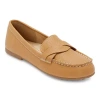 St. John's Bay Comox Womens Moc Closed Toe Loafers In Brown