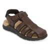 St. John's Bay Fairport Strap Sandals In Brown